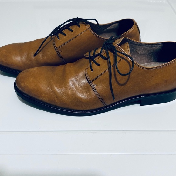 Banana Republic Italian Leather Oxford Ortholite Brown Lace Up, Men’s Size 11 - Picture 4 of 16